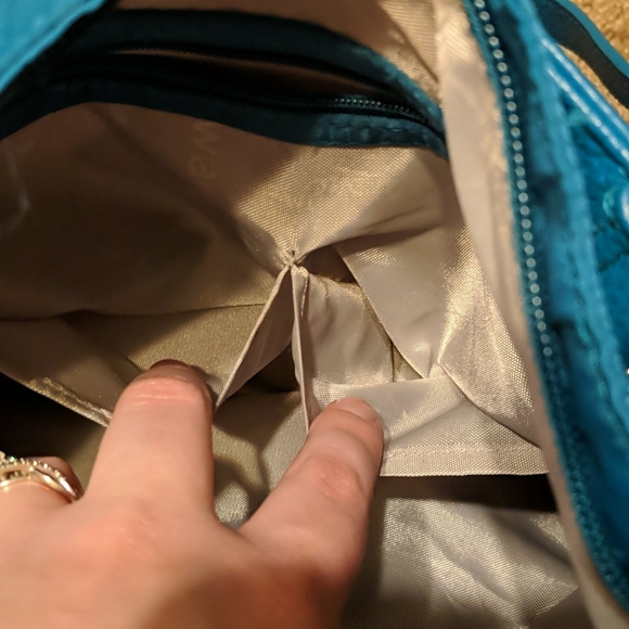 👛 Thirty-One Blue Crossbody Purse 👛 - Picture 7 of 12